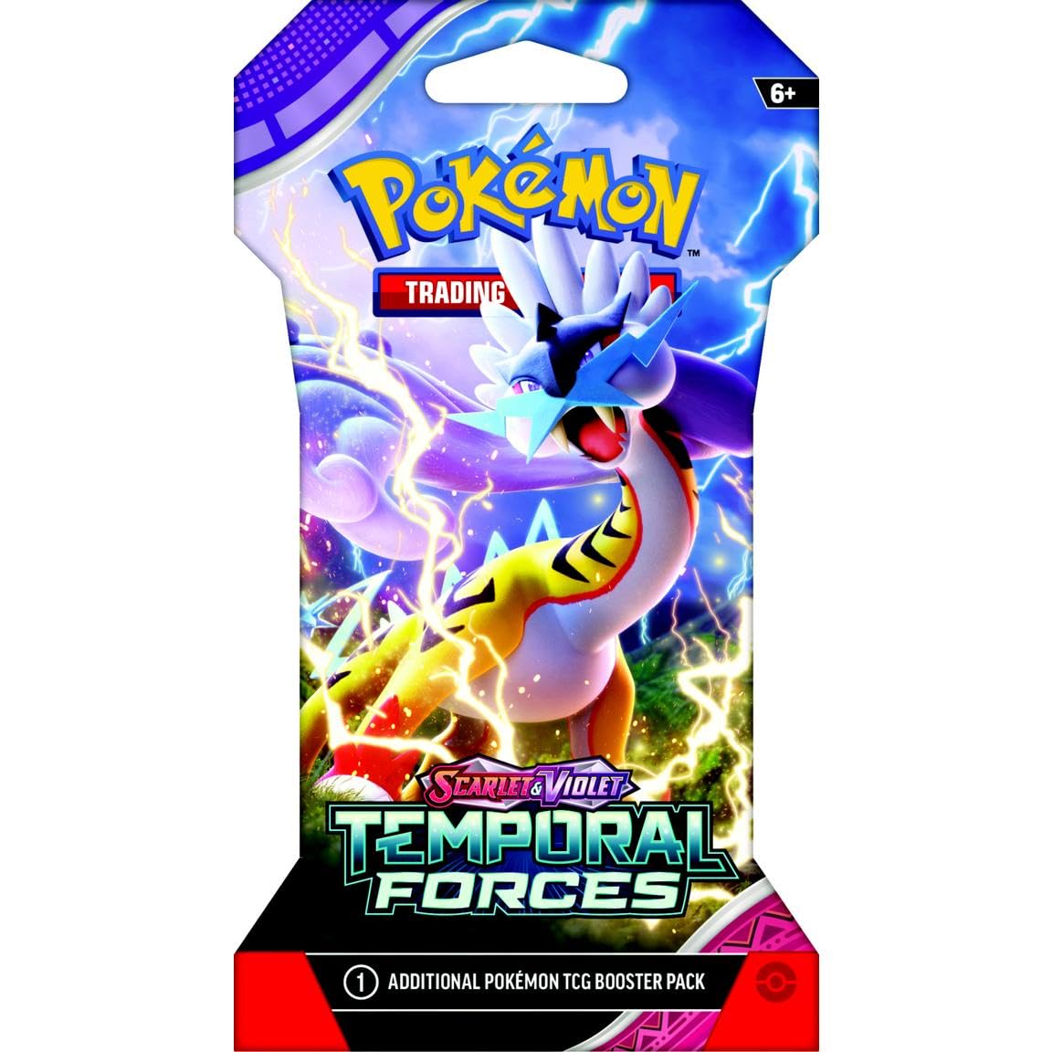 Pokemon TCG: Scarlet and Violet Temporal Forces Sleeved Booster Pack 8 Packs