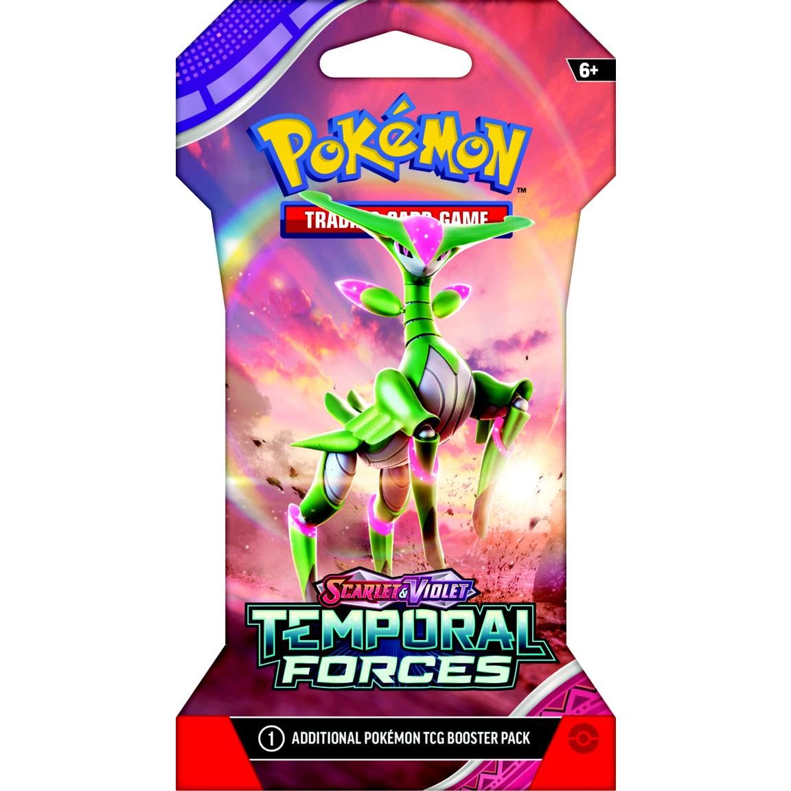 Pokemon TCG: Scarlet and Violet Temporal Forces Sleeved Booster Pack 8 Packs