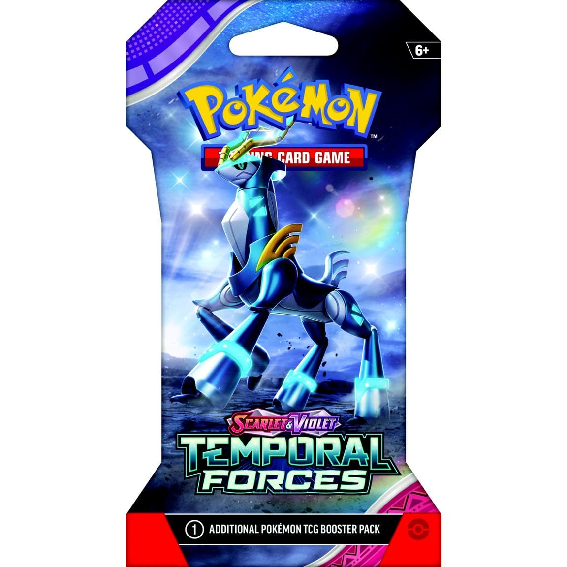 Pokemon TCG: Scarlet and Violet Temporal Forces Sleeved Booster Pack 8 Packs