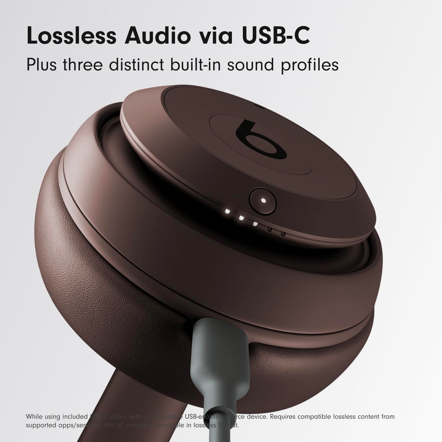 Beats Studio Pro - Wireless Bluetooth Noise Cancelling Headphones - Personalized Spatial Audio, USB-C Lossless Audio, Apple & Android Compatibility, Up to 40 Hours Battery Life - Deep Brown