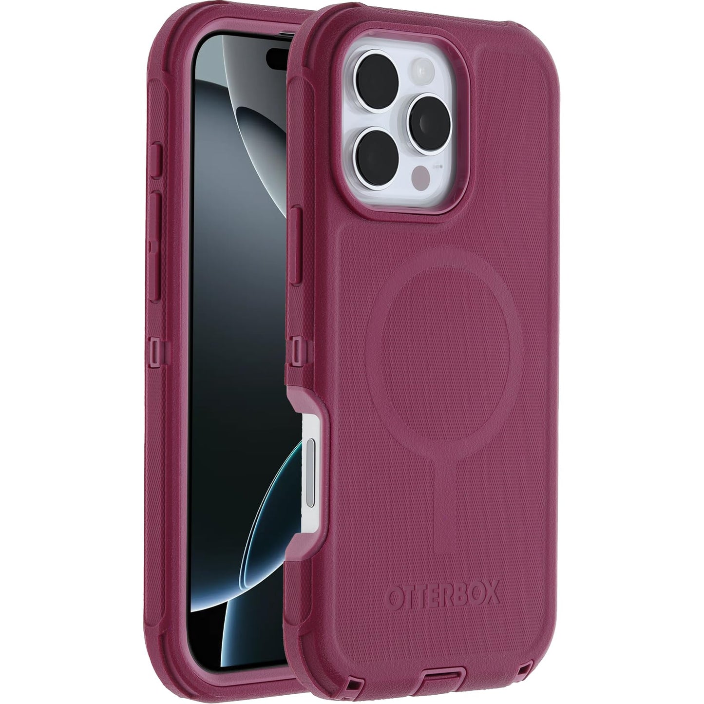 OtterBox iPhone 16 Pro Max Defender Series Case - FOXBERRY (Pink)