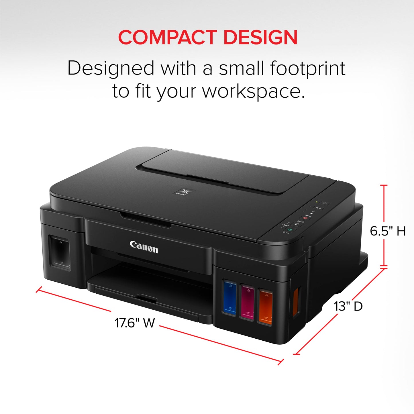 Canon PIXMA G3202 - MegaTank, Wireless All-in-One Printer