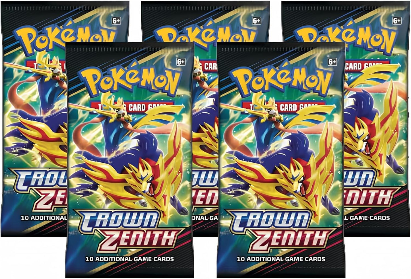 Pokemon Sword & Shield Crown Zenith | 5 Booster Packs