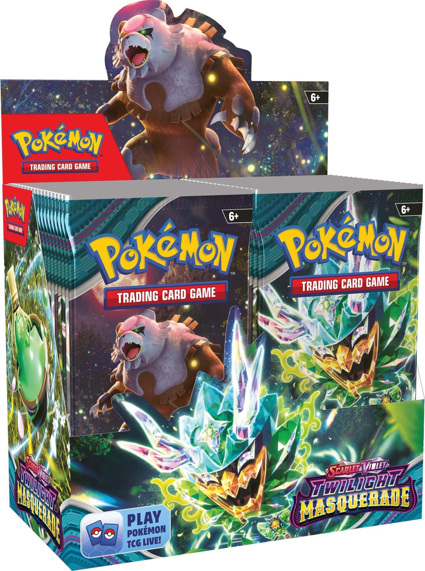 Pokemon TCG: Scarlet and Violet Twilight Masquerade Booster Box (Packaging may vary)