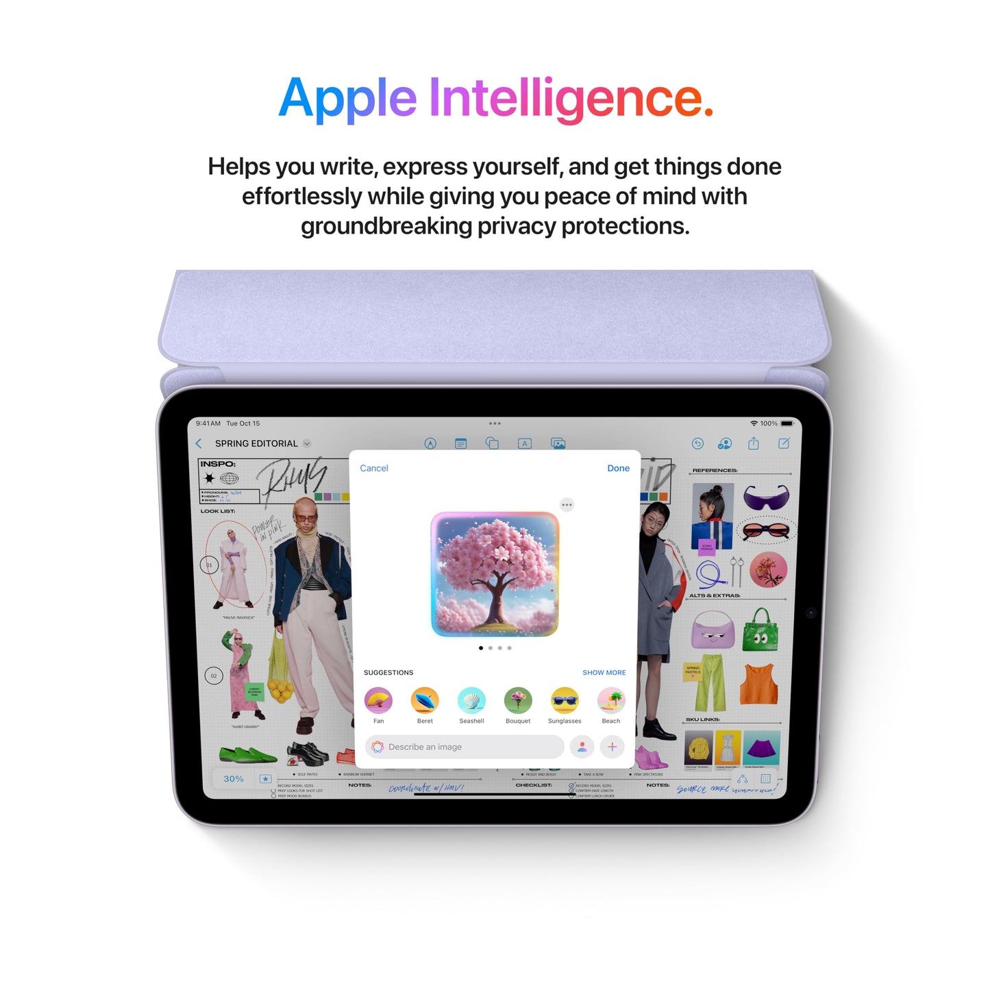 Apple iPad Mini (A17 Pro): Apple Intelligence, 8.3-inch Liquid Retina Display, 128GB, Wi-Fi 6E, 12MP Front/12MP Back Camera, Touch ID, All-Day Battery Life — Starlight