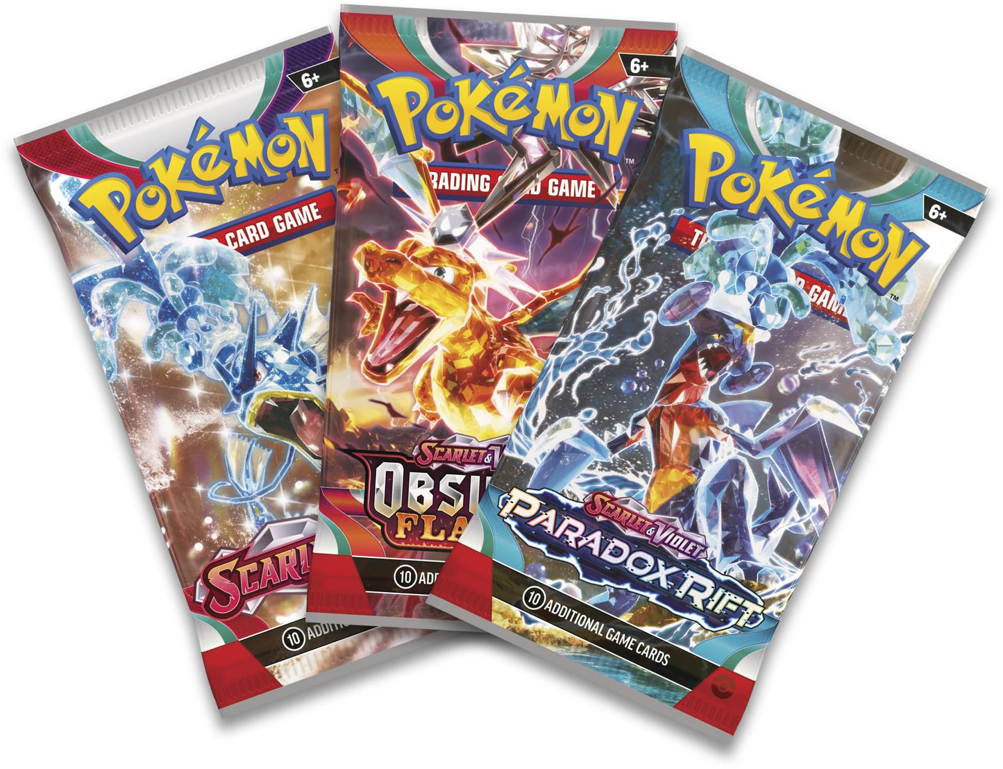 Pokémon TCG: Poké Ball Tin 3-Pack Bundle 2024- Poké Ball, Premier Ball, Moon Ball. Amazon Exclusive ( Includes 9 Scarlet & Violet Booster Packs + Stickers)