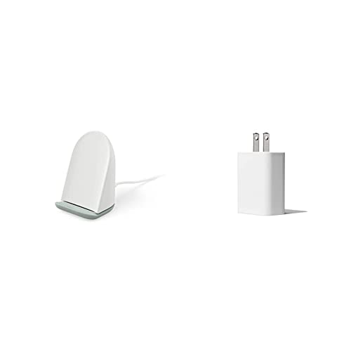 Google Pixel Stand (2nd Gen) - Wireless Charger - Fast Charging Pixel Phone Charger - Compatible with Pixel Phones and Qi Certified Devices & 30W USB-C Charger - Fast Charging Pixel Phone Charger