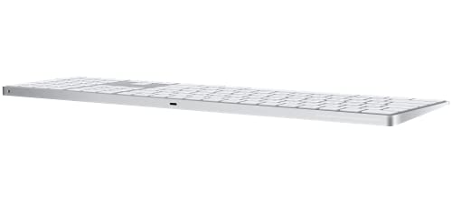 Apple Magic Keyboard with Numeric Keypad (Wireless, Rechargable) (US English) - Silver - AOP3 EVERY THING TECH 