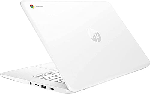 HP 14 14" HD Chromebook, Intel Celeron N3350 Dual-core, Intel HD Graphics 500, 4GB RAM 32GB eMMC, Bluetooth, Built-in Webcam, HDMI, Chrome OS, Snow White