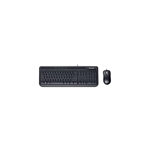 Microsoft 3J2-00001 Wired Desktop 600 for Business - Wired Keyboard and Mouse Combo. Spill Resistant Design.