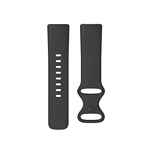 Fitbit Charge 5 Infinity Accessory Band, Official Fitbit Product, Black, Large