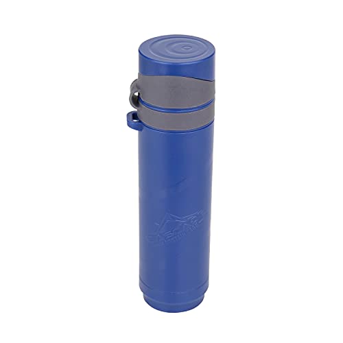 Cascade Mountain Tech Personal Water Filtration Straw - Portable Water Filter Straw for Camping, Hiking, Travel, Outdoors and Emergency Preparedness Solutions - Blue