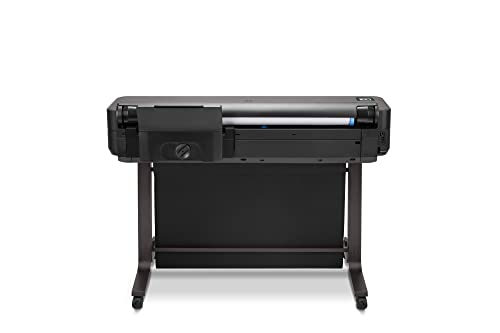 HP DesignJet T650 Large Format 36-inch Plotter Printer, Includes 2-Year Warranty Care Pack (5HB10H), Black