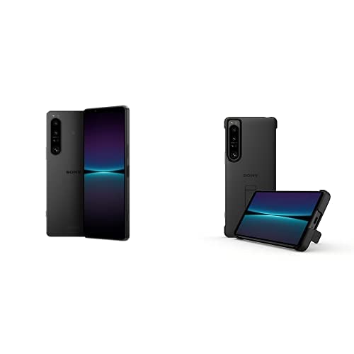 Sony Xperia 1 IV 512GB Factory Unlocked Smartphone with Sony Official Case with Stand for Xperia 1 IV - XQZCBCT/B
