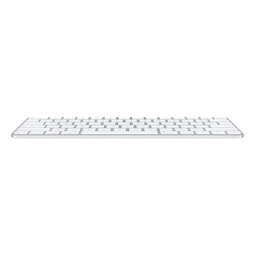 Apple Magic Keyboard with Touch ID (for Mac Computers with Apple Silicon) - US English, Includes USB-C to Lighting Cable, White - AOP3 EVERY THING TECH 