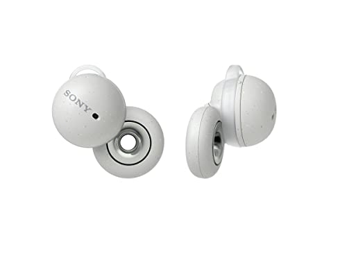 Sony LinkBuds Truly Wireless Earbud Headphones with an Open-Ring Design for Ambient Sounds and Alexa Built-in, White