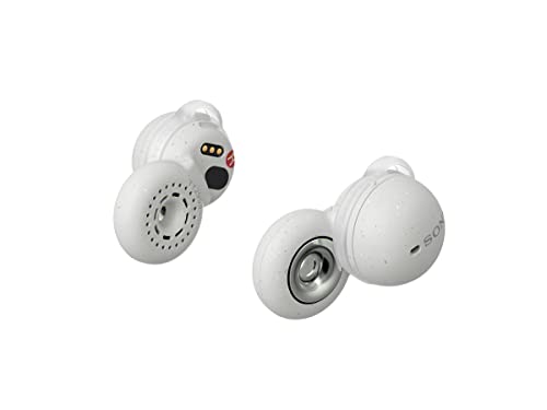 Sony LinkBuds Truly Wireless Earbud Headphones with an Open-Ring Design for Ambient Sounds and Alexa Built-in, White