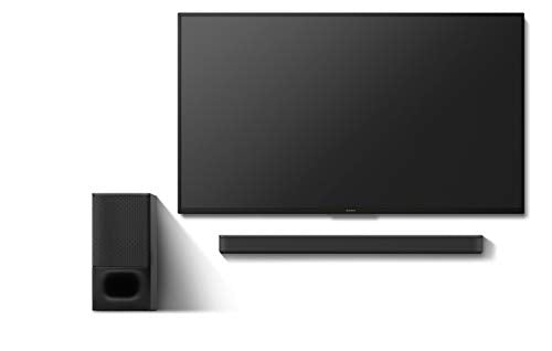 Sony HT-S350 Soundbar with Wireless Subwoofer: S350 2.1ch Sound Bar and Powerful Subwoofer - Home Theater Surround Sound Speaker System for TV - Blutooth and HDMI Arc Compatible Bar Black