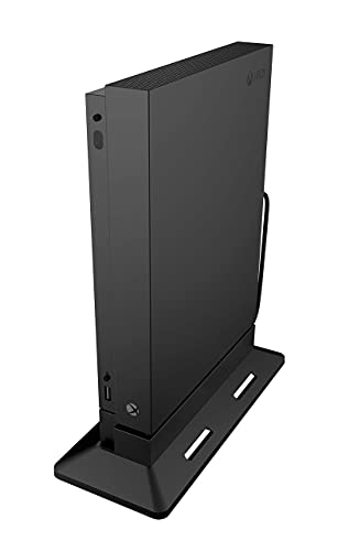 Vertical Cooling Fan Stand for Xbox One X Console, Ventilator Cooler USB Powered Ventilation System and Console Dock, Black (Xbox One X Compatible Only)