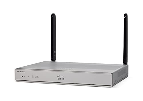 Cisco C1117-4P Integrated Services Router with 4-Gigabit Ethernet (GbE) Ports, 1 VA-DSL (Annex A/M) and GE WAN Router, 1-Year Limited Hardware Warranty (C1117-4P)