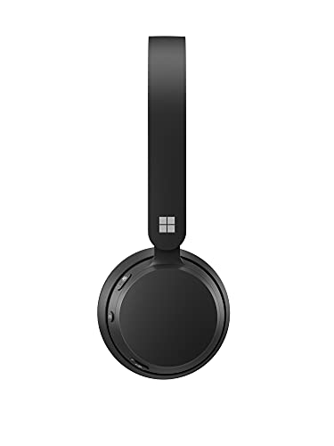 Microsoft Modern Wireless Headset - Wireless Headset,Comfortable On-Ear Stereo Headphones with Noise-Cancelling Microphone, USB-A dongle, On-Ear Controls, PC/Mac - Certified for Microsoft Teams