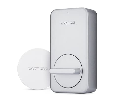 Wyze Lock WiFi & Bluetooth Enabled Smart Door Lock & Home Security System Core Kit with Hub, Keypad, Motion, Entry Sensors (2), and 6 Months of 24/7 Professional Monitoring Included (Service Required)