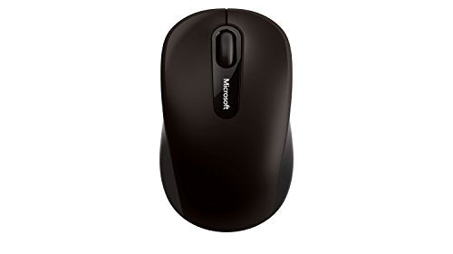 Microsoft Bluetooth Mobile Mouse 3600 - Black. Comfortable Design, Right/Left Hand Use, 4-Way Scroll Wheel, Wireless Bluetooth Mouse for PC/Laptop/Desktop, Works with for Mac/Windows Computers