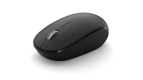 Microsoft Bluetooth Mouse - Black. Comfortable design, Right/Left Hand Use, 4-Way Scroll Wheel, Wireless Bluetooth Mouse for PC/Laptop/Desktop, works with for Mac/Windows Computers