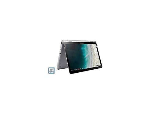 Samsung - Plus 2-in-1 12.2" Touch-Screen Chromebook - Intel Celeron - 4GB Memory - 32GB eMMC Flash Memory - Stealth Silver