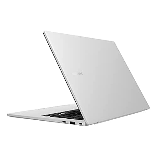 Samsung Galaxy Book Go Laptop Computer PC Power Performance 18-Hour Battery Compact Light Shockproof Design WFH Ready WiFi 5, Silver, 128GB