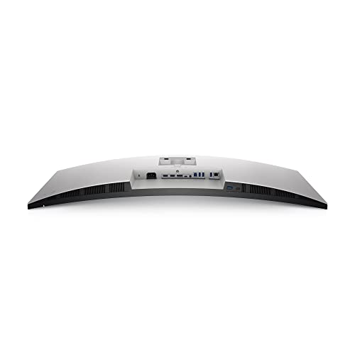 Dell U3821DW UltraSharp Curved USB-C Hub Monitor - 37.52-inch WQHD (3840 x 1600) 60Hz 2300R Curvature Display, 8ms Response time, USB-C/DP/HDMI/RJ-45, Height/Slant/Tilt/Swivel Adjustability - Silver