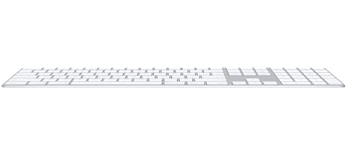 Apple Magic Keyboard with Numeric Keypad (Wireless, Rechargable) (US English) - Silver - AOP3 EVERY THING TECH 