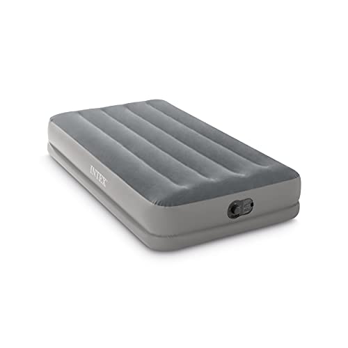 Intex Dura-Beam Standard Series Prestige Mid-Rise Airbed with Fastfill USB Powered Internal Air Pump, Twin