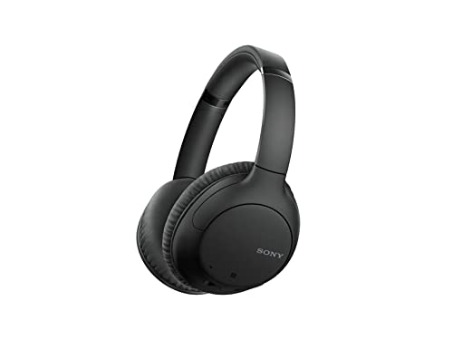 Sony Noise Cancelling Headphones WHCH710N: Wireless Bluetooth Over the Ear Headset with Mic for Phone-Call, Black