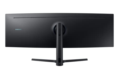 SAMSUNG 49" S95UA Super Ultrawide Dual QHD Monitor, 4ms, QLED, HDR400, USB-C, USB Hub, 120Hz, Height Adjustable Stand, (LS49A950UINXZA) 2022, Charcoal Black