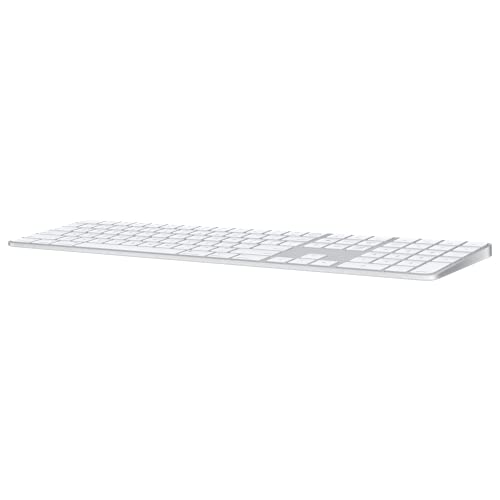 Apple Magic Keyboard with Touch ID and Numeric Keypad (for Mac Computers with Apple Silicon) - US English - White Keys - AOP3 EVERY THING TECH 