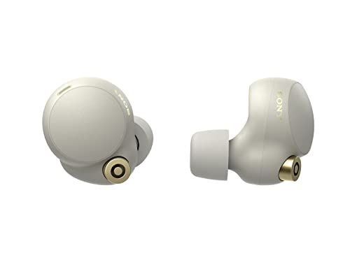 Sony WF-1000XM4 Industry Leading Noise Canceling Truly Wireless Earbud Headphones with Alexa Built-in, Silver