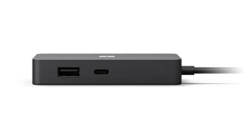 Microsoft USB-C Travel Hub - Multiport Adapter with VGA, USB, Ethernet, HDMI Ports. Compatible with USB-C Laptops/PCs