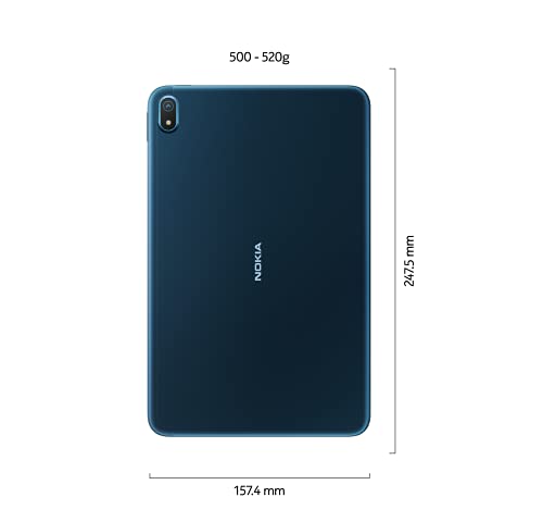 Nokia T20 | Android 11 | 10.36-Inch Screen | Tablet | US Version | 4/64GB | 8MP Camera | Ocean Blue