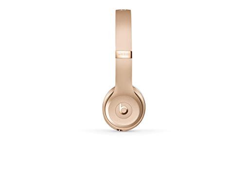 Beats Solo3 Wireless On-Ear Headphones - Apple W1 Headphone Chip, Class 1 Bluetooth, 40 Hours of Listening Time - Gold (Previous Model)