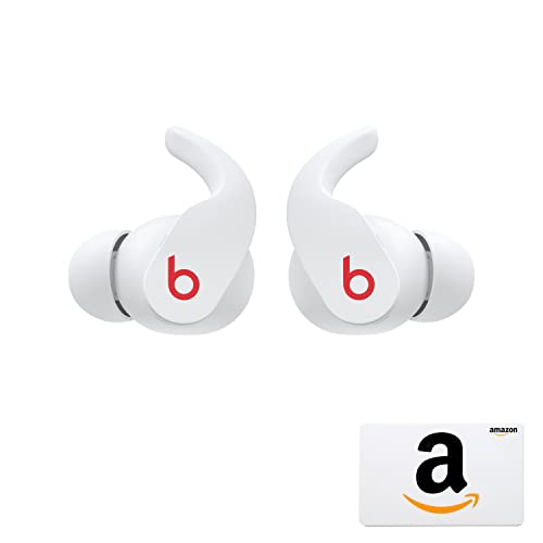 Beats Fit Pro – True Wireless Noise Cancelling Earbuds with $20 Amazon Gift Card - Apple H1 Headphone Chip, Compatible with Apple & Android, Class 1 Bluetooth®, Built-in Microphone –White