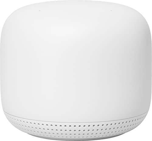 Google Nest WiFi - AC2200 (2nd Generation) Router and Add On Access Point Mesh Wi-Fi System (3-Pack, Snow)