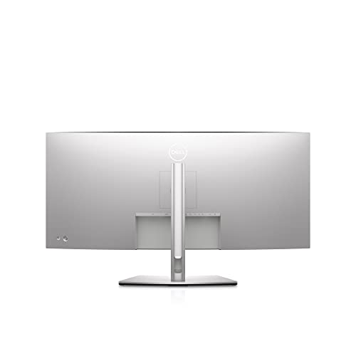 Dell U3821DW UltraSharp Curved USB-C Hub Monitor - 37.52-inch WQHD (3840 x 1600) 60Hz 2300R Curvature Display, 8ms Response time, USB-C/DP/HDMI/RJ-45, Height/Slant/Tilt/Swivel Adjustability - Silver