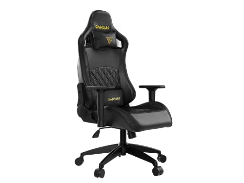 GAMDIAS Aphrodite EF1 Gaming Chair, High Back Headrest and Lumbar with Ergonomic Racing Seat, Black (Aphrodite EF1 Black/Black)