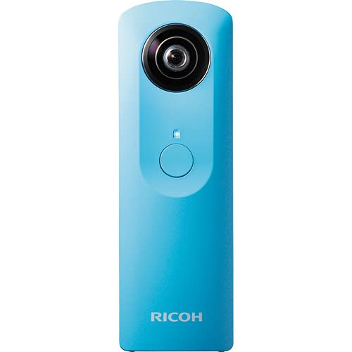 Ricoh Theta m15 Spherical VR Digital Camera (Blue) 2 Pack Kit