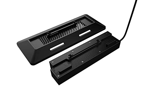 Vertical Cooling Fan Stand for Xbox One X Console, Ventilator Cooler USB Powered Ventilation System and Console Dock, Black (Xbox One X Compatible Only)