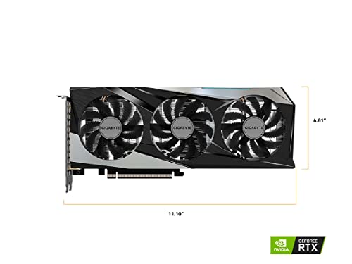 GIGABYTE GeForce RTX 3050 Gaming OC 8G Graphics Card, 3X WINDFORCE Fans, 8GB GDDR6 128-bit GDDR6, GV-N3050GAMING OC-8GD Video Card