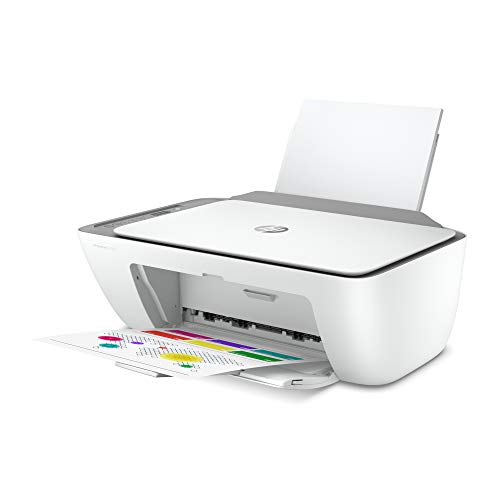 HP DeskJet 2755e Wireless Color All-in-One Printer with bonus 6 months Instant Ink with HP+ (26K67A), white