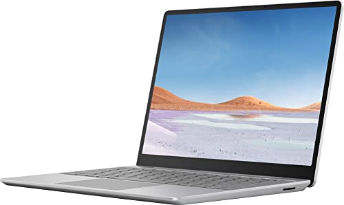 2022 Microsoft Surface Laptop Go 12.4" Touchscreen, Intel Core i5-1035G1 Processor, Up to 13Hr Battery Life, WiFi, Webcam, Windows 11 Pro, Platinum Silver (4GB RAM | 256GB SSD)