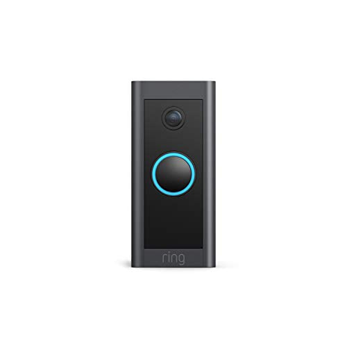 Ring Video Doorbell Wired – Convenient, essential features in a compact design, pair with Ring Chime to hear audio alerts in your home (existing doorbell wiring required) - 2021 release